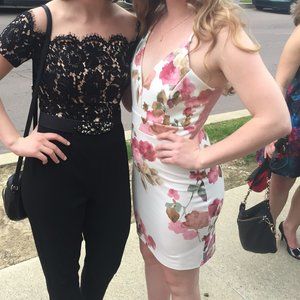 Floral fitted Windsor Dress